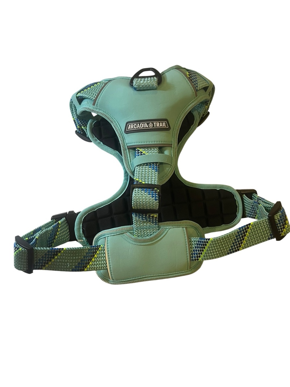 Arcadia Trail Mint Green Quick Dry Padded Dog Harness New